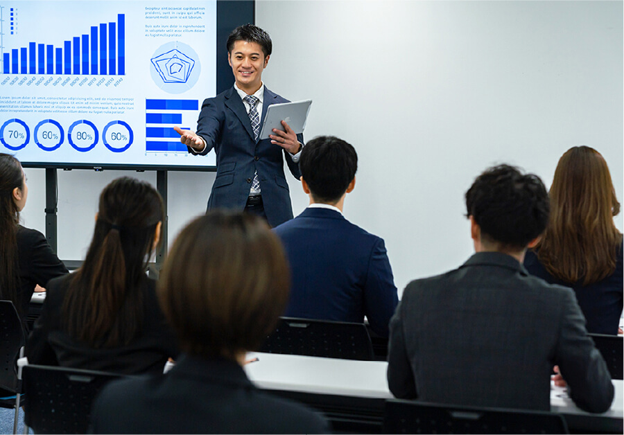 専門性が身に付き、成長できる環境のイメージ画像